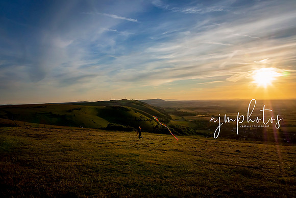 Kite flying at Devil’s Dyke